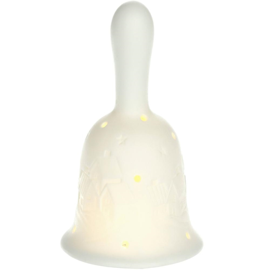 LED Kerstversiering LED/3xLR44/warm wit klok