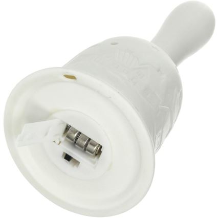 LED Kerstversiering LED/3xLR44/warm wit klok