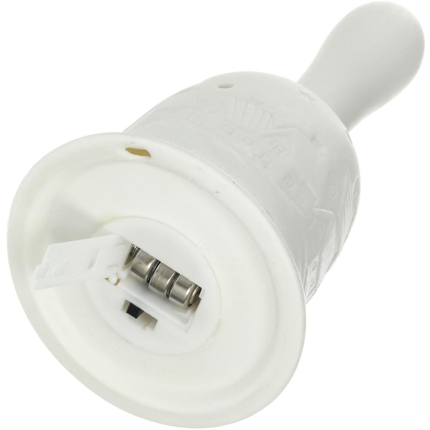 LED Kerstversiering LED/3xLR44/warm wit klok