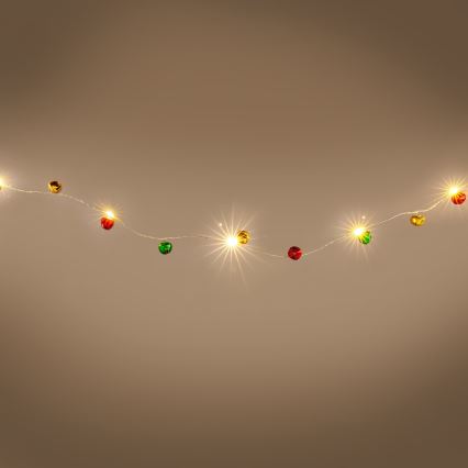 LED-snoer met 40 LEDs, batterijgevoed (3x AA), 4,3 m, warm wit