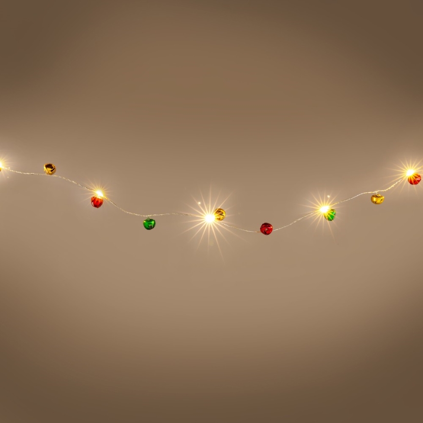 LED-snoer met 40 LEDs, batterijgevoed (3x AA), 4,3 m, warm wit