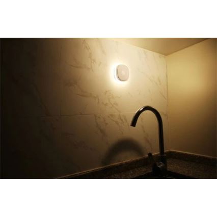LED Nachtlamp met sensor LED/0,45W/3xAAA 3000K wit