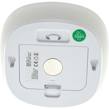 LED Nachtlamp met sensor LED/0,45W/3xAAA 3000K wit