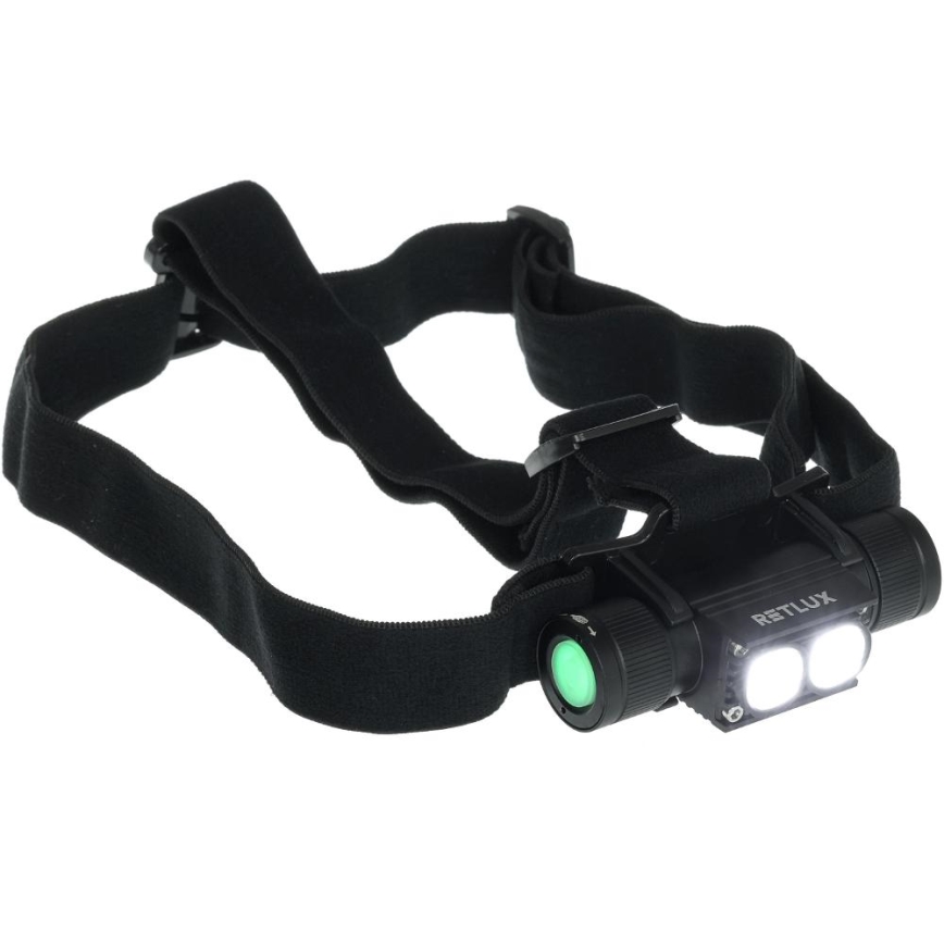 LED Oplaadbare aluminium hoofdlamp LED/2600 mAh IP66