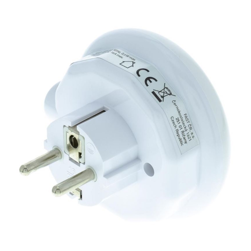 LED Oriëntatie Lamp met een Schemer Sensor en Stekker LED/0,6W/230V