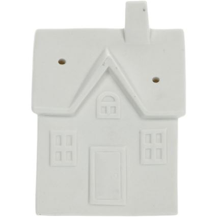 LED Porselein decoratie LED/3xLR44/warm wit huis wit