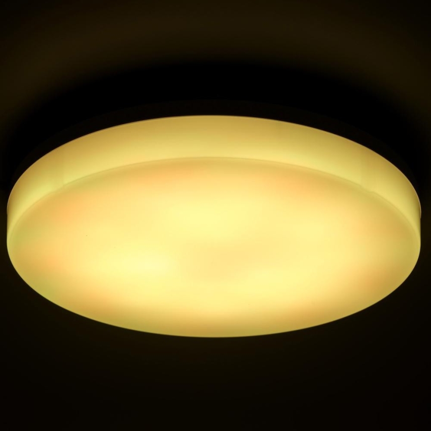 LED RGBW Dimbare badkamer plafondlamp LED/20W/230V Wi-Fi IP44 wit