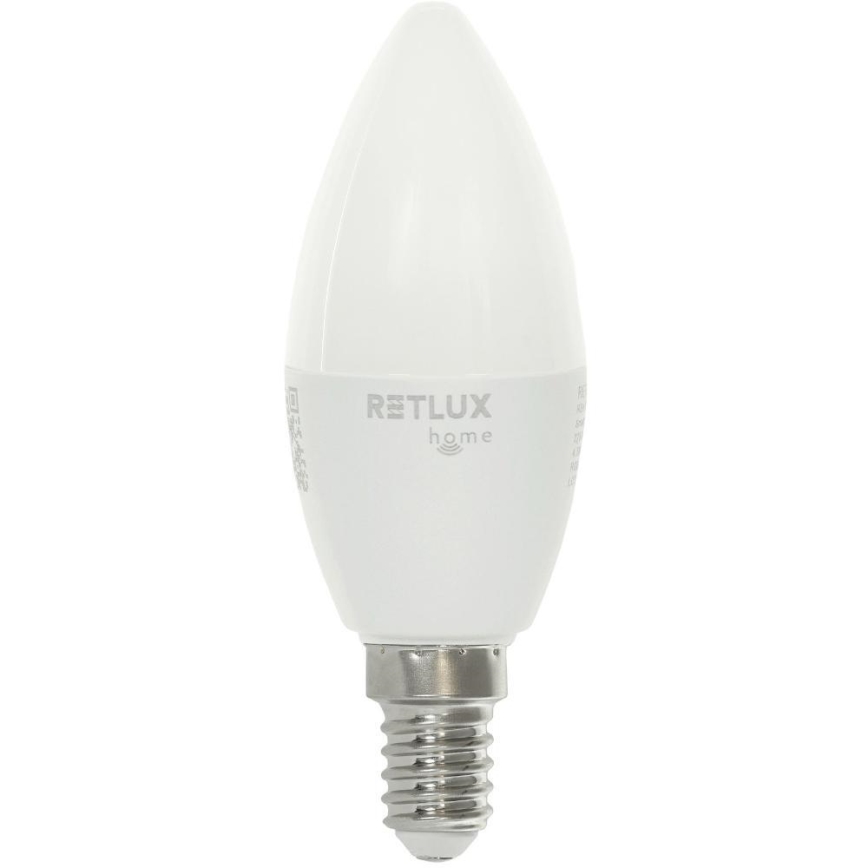 LED RGBW dimbare lamp C37 E14/4,5W/230V 2700-6500K Wi-Fi Tuya