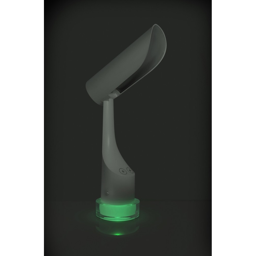 LED RGBW Dimbare oplaadbare tafellamp LED/5W/5V 2000 mAh 3000/6000K wit