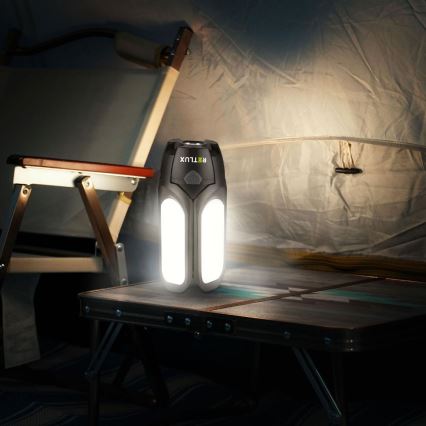 Oplaadbare LED-kampeerlamp met zonnepaneel LED/3W/1600 mAh IPX4