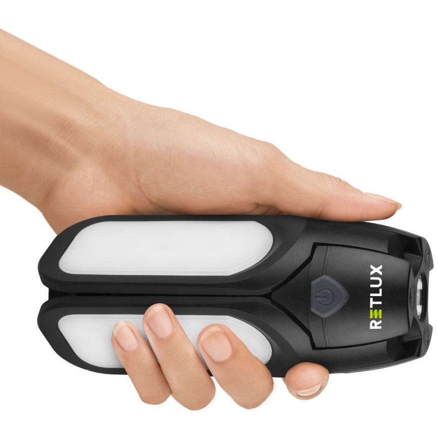 Oplaadbare LED-kampeerlamp met zonnepaneel LED/3W/1600 mAh IPX4