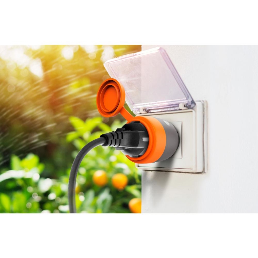 Smart buitenshuis stopcontact 3680W/230V/Type F SCHUKO/16A Wi-Fi IP44