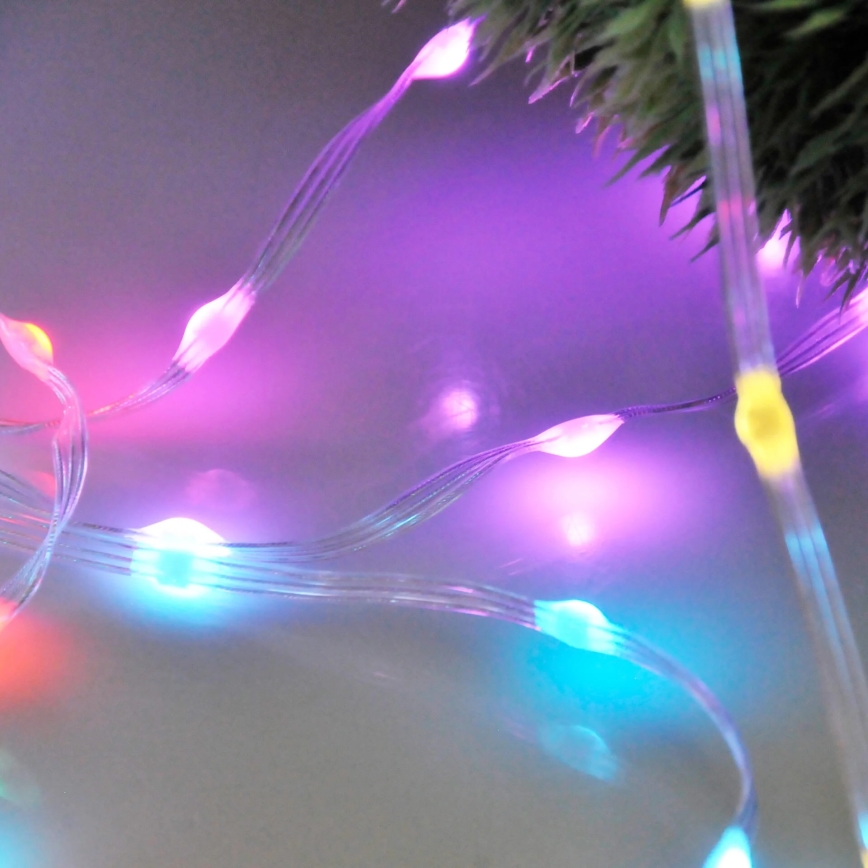 RGB LED-lichtsnoer LED/10W/5V 10 m USB + afstandsbediening