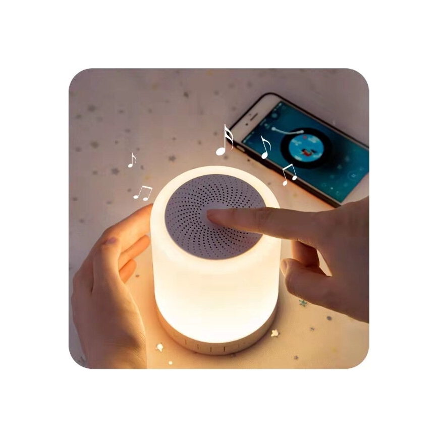 RGB-LED-tafellamp met luidspreker LED/5V
