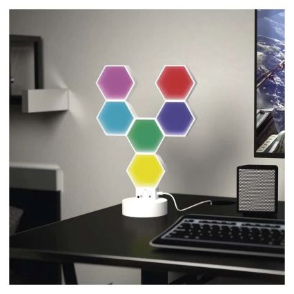 RGBIC Dimbaar tafellamp GoSmart LED/5,5W/230V Wi-Fi Tuya