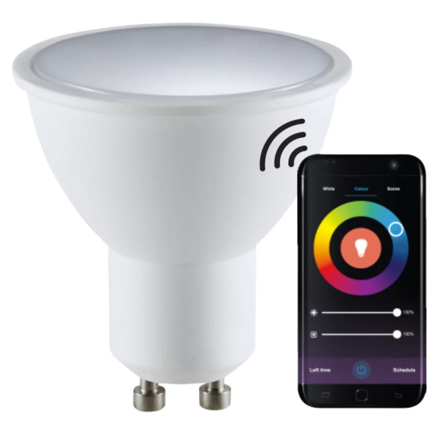 RGBW Dimbare LED Lamp G45 GU10/5,5W/230V 2700-6500K Wi-Fi Tuya
