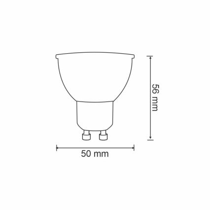 RGBW Dimbare LED Lamp G45 GU10/5,5W/230V 2700-6500K Wi-Fi Tuya