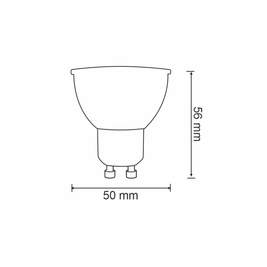 RGBW Dimbare LED Lamp G45 GU10/5,5W/230V 2700-6500K Wi-Fi Tuya