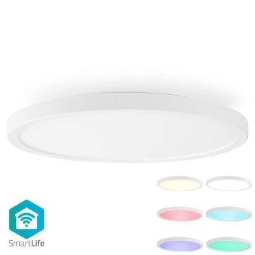 RGBW dimbare plafondlamp SmartLife LED/18W/230V 2700-6500K Wi-Fi Tuya