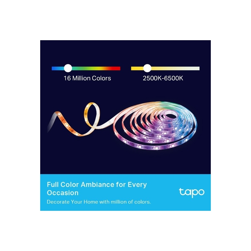 RGBW LED-strip dimbaar 5 m LED/24W/230V Wi-Fi