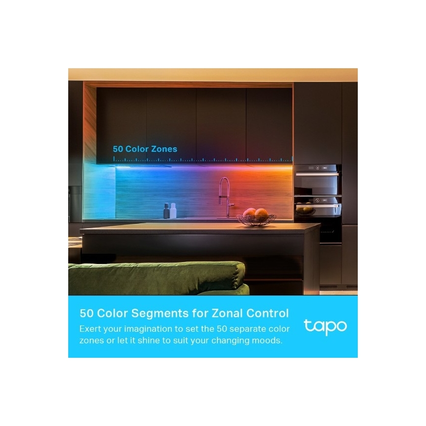 RGBW LED-strip dimbaar 5 m LED/24W/230V Wi-Fi