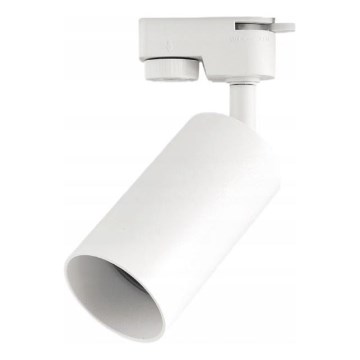 Richtbare spot voor 1-fase railsysteem 1xGU10/10W/230V, wit