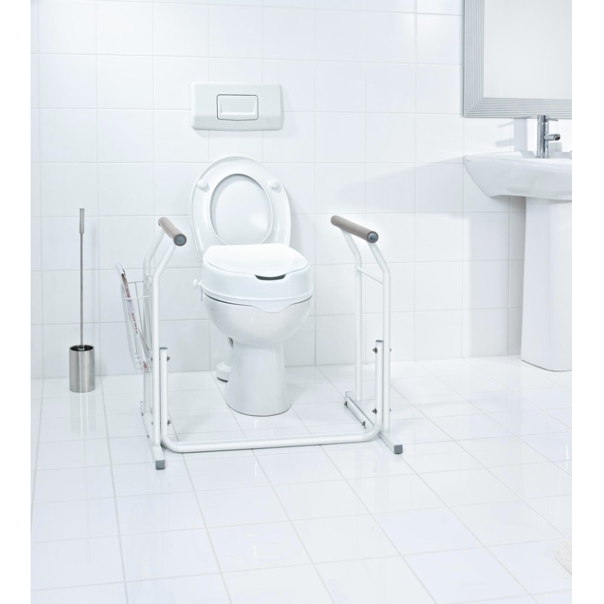Ridder - Mobiele steunbeugels voor WC 66x71,5 cm wit