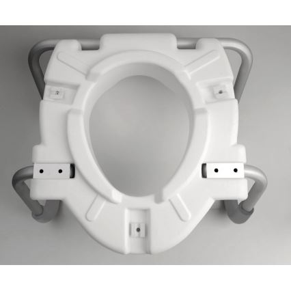 Ridder - Verhoogde toiletzitting met handgrepen, wit