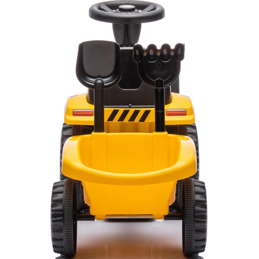Ride-on push tractor CAT geel/zwart