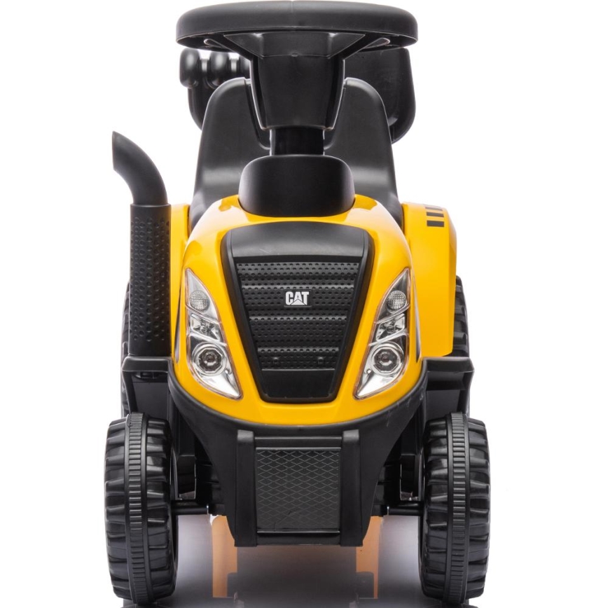 Ride-on push tractor CAT geel/zwart