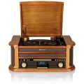 Roadstar HIF-1993D+BT- Hi-Fi met DAB/DAB+, platenspeler, CD en cassettedeck 80W/230V + afstandsbediening