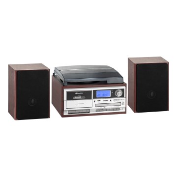 Roadstar HIF-8892 EBT - Hi-Fi-systeem met platenspeler, CD en cassette, 64W/230V + afstandsbediening