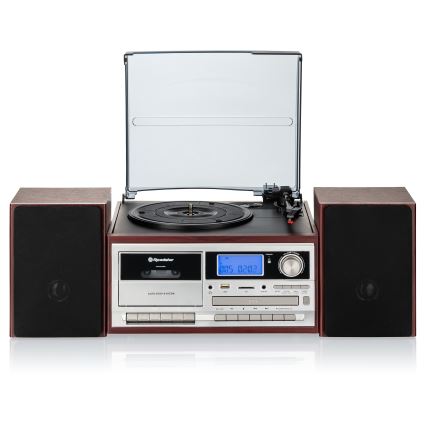 Roadstar HIF-8892 EBT - Hi-Fi-systeem met platenspeler, cd- en cassettespeler 64W/230V + afstandsbediening