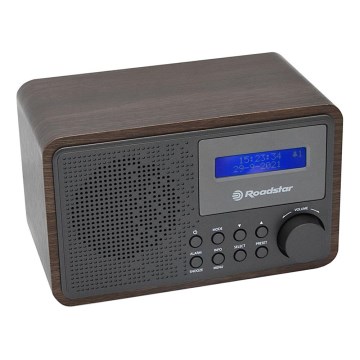 Roadstar HRA-700D+/WD - Radio met DAB+, FM en wekker 16W/230V/4xAA
