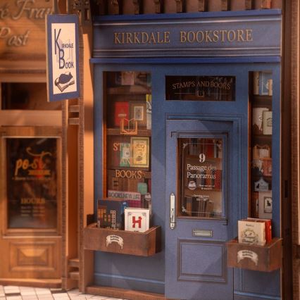 RoboTime - 3D-puzzel LED Boekensteun Bijeenkomst in de Boekenpassage 2xAAA