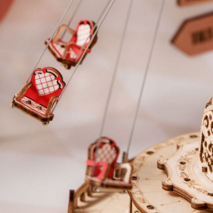 RoboTime - 3D muziekdoos puzzel Ketting carrousel 3xAAA