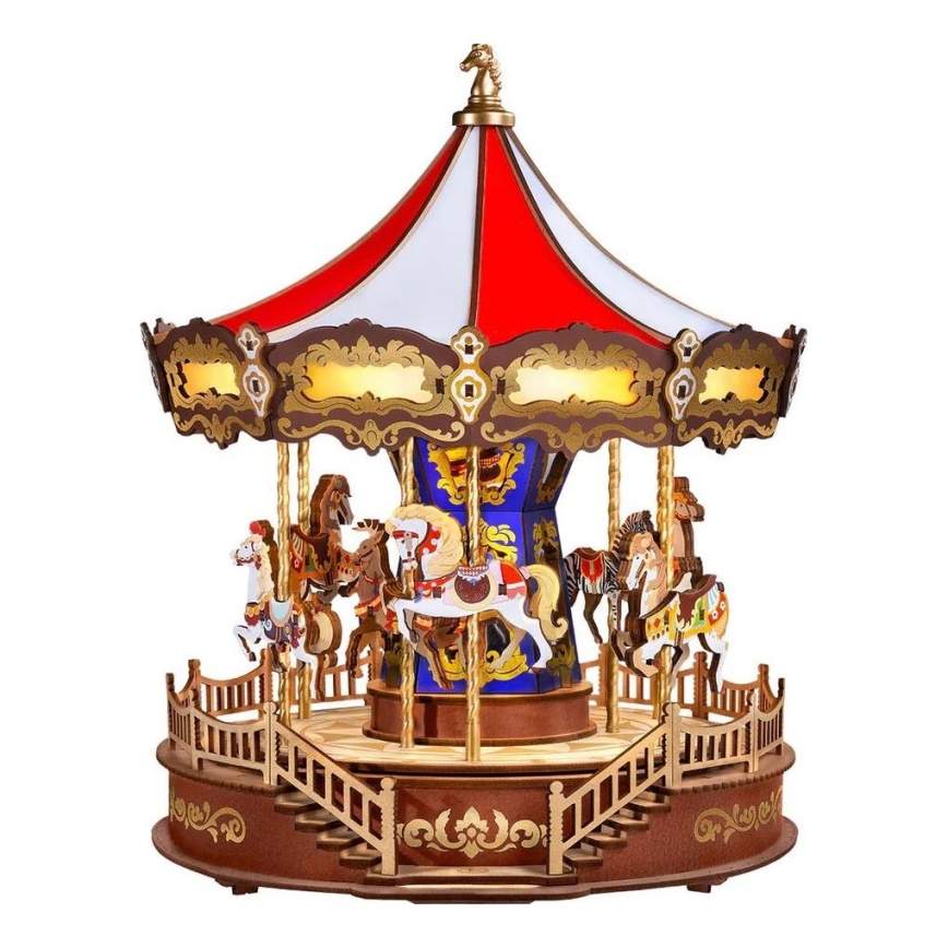 RoboTime - 3D muziekdoos puzzel Klassiek carrousel 5V