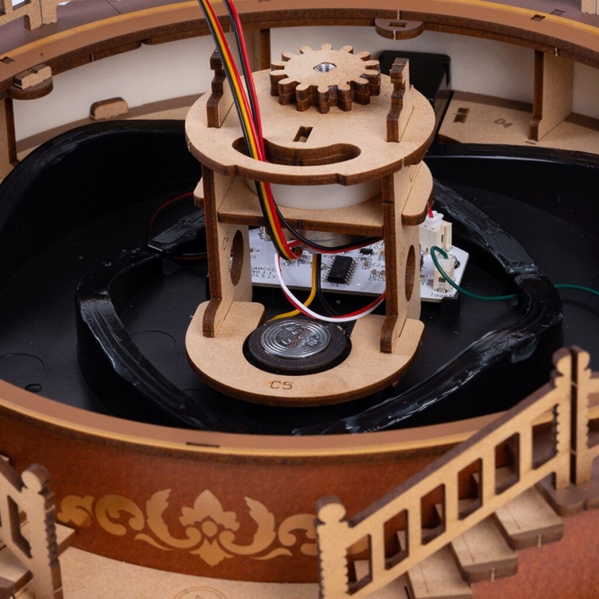 RoboTime - 3D muziekdoos puzzel Klassiek carrousel 5V