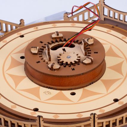 RoboTime - 3D muziekdoos puzzel Klassiek carrousel 5V