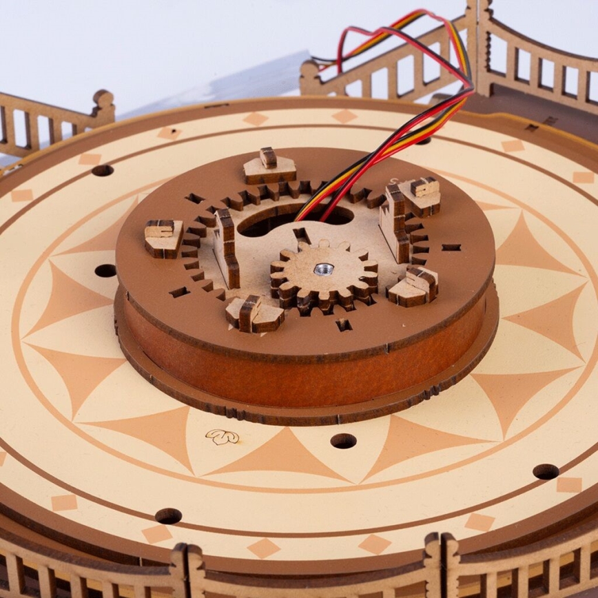 RoboTime - 3D muziekdoos puzzel Klassiek carrousel 5V