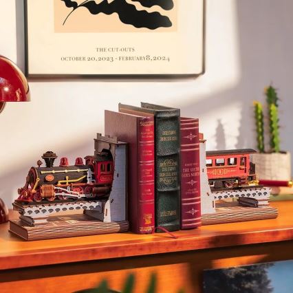 RoboTime - 3D-puzzel Boekenstop Historische stoomtrein
