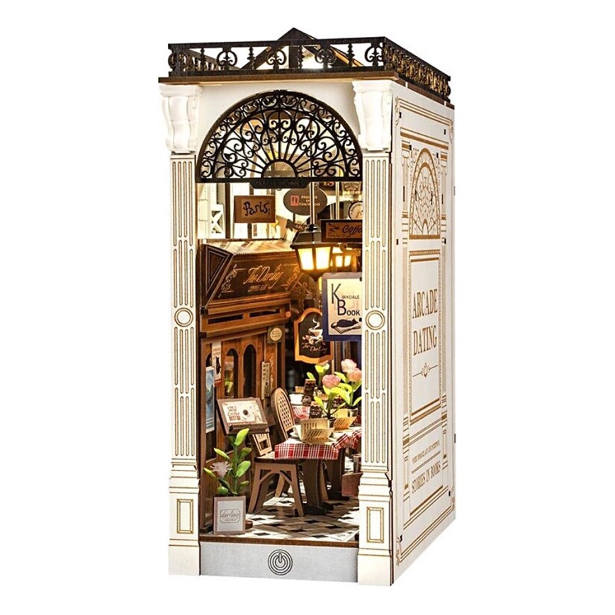 RoboTime - 3D-puzzel LED Boekensteun Bijeenkomst in de Boekenpassage 2xAAA