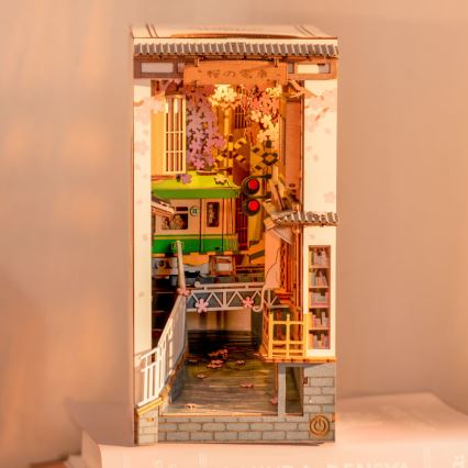 RoboTime - LED Boekenstop Sakura-straatje 2xAAA
