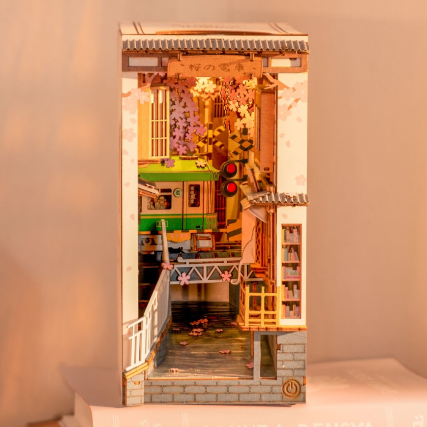 RoboTime - LED Boekenstop Sakura-straatje 2xAAA