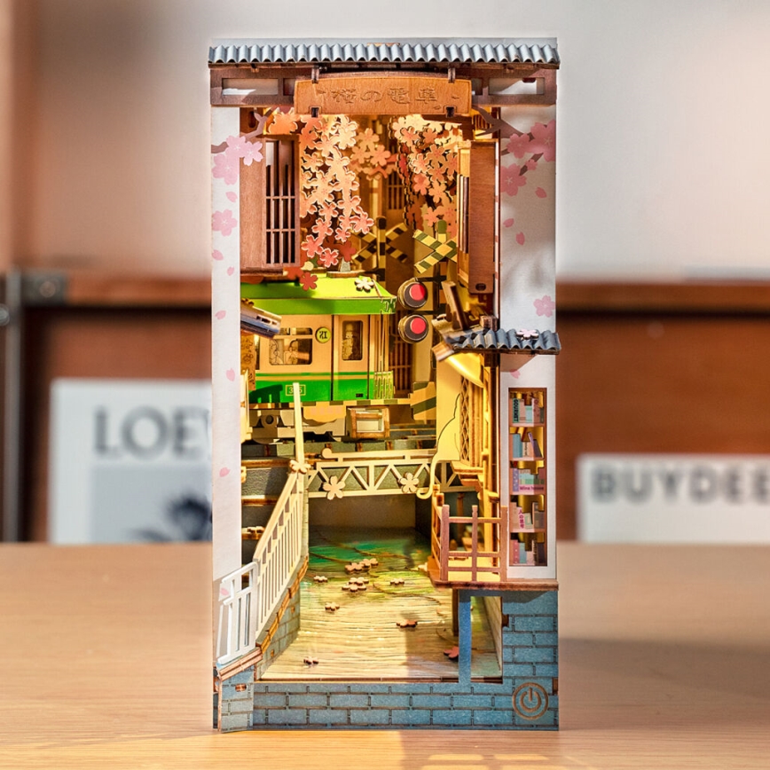 RoboTime - LED Boekenstop Sakura-straatje 2xAAA