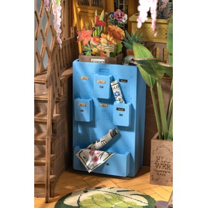 RoboTime - LED Boekenstop Tuin huis 3D puzzle 2xAAA