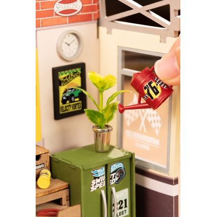 RoboTime - Miniatuur huis Garage 2xAAA