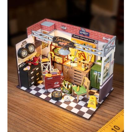 RoboTime - Miniatuur huis Garage 2xAAA