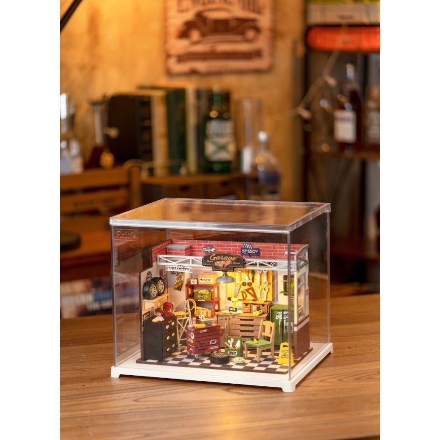 RoboTime - Miniatuur huis Garage 2xAAA