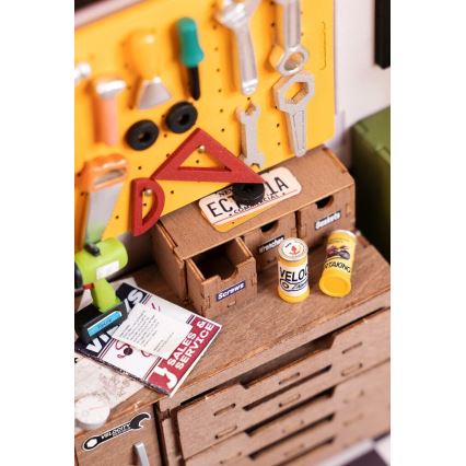RoboTime - Miniatuur huis Garage 2xAAA